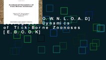 F.R.E.E [D.O.W.N.L.O.A.D] Ecological Dynamics of Tick-Borne Zoonoses [E.B.O.O.K]