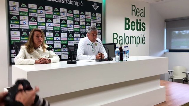 Quique Setién: Quiero mucho al Racing pero quiero pasar con el Betis en La Copa