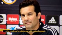 SANTIAGO SOLARI DEJA CLARA SU IDEA EN SU PRIMER ENTRENAMIENTO DEL REAL MADRID