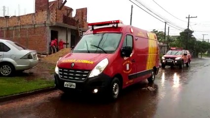 Novo Milênio: Raio cai perto de homem, que precisa ser socorrido