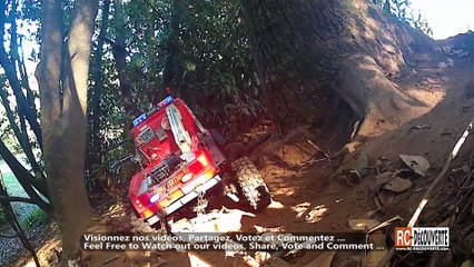 Rc Scale Camion de Pompier 4x4 après Travaux