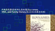 F.R.E.E [D.O.W.N.L.O.A.D] Surnames, DNA, and Family History [A.U.D.I.O.B.O.O.K]