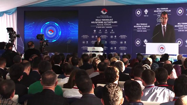 Milli Teknoloji Geliştirme Altyapıları Açılış Töreni - TÜBİTAK Başkanı Mandal - ANKARA