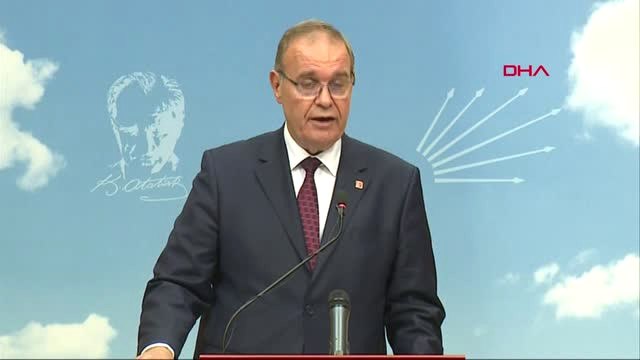 CHP Sözcüsü Faik Öztrak Myk Toplantısı Sonrası Açıklama Yaptı 2