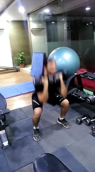 Dumbbell Squats Exercise  for Leg