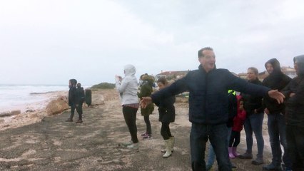 La mer déchaînée à Carro