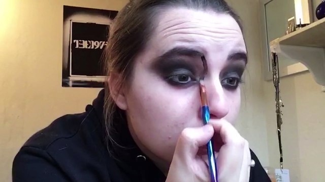 Beth's Edward Scissorhands Halloween Transformation!