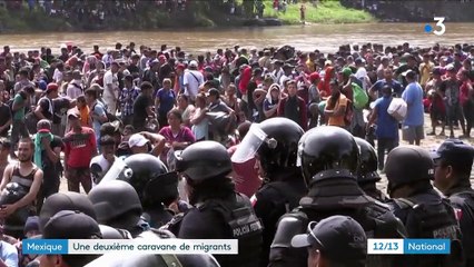 Mexique : une deuxième caravane de migrants arrive