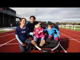 Jogging Couple Run With Their Kids In a Pram and Now Have World Records for Pram Marathons | SWNS TV