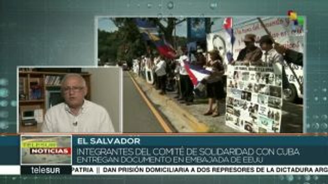 El Salvador:Comité de solidaridad con Cuba rechazan el bloqueo de EEUU