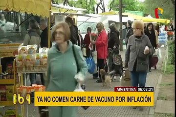 Argentina: crisis obliga a los consumidores a prescindir de la carne de vacuno