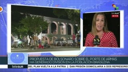 Propuesta de Bolsonaro de dar acceso a las armas divide a brasileños