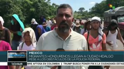 Avanzan ya dos grupos de migrantes sobre suelo mexicano rumbo a EEUU