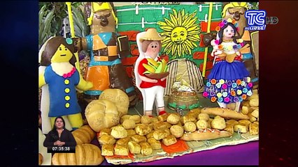 La guagua de pan entre los dulces típicos de la temporada