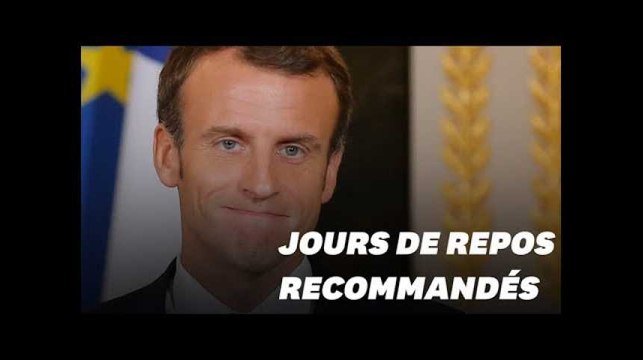 Comme Emmanuel Macron à la Toussaint, suffit-il de s'arrêter quelques jours pour se reposer?