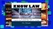 [P.D.F] Know Law: A Guide to Understanding U.S. Law [P.D.F]