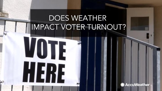 Does weather impact voter turnout?