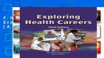 F.R.E.E [D.O.W.N.L.O.A.D] Exploring Health Careers [A.U.D.I.O.B.O.O.K]