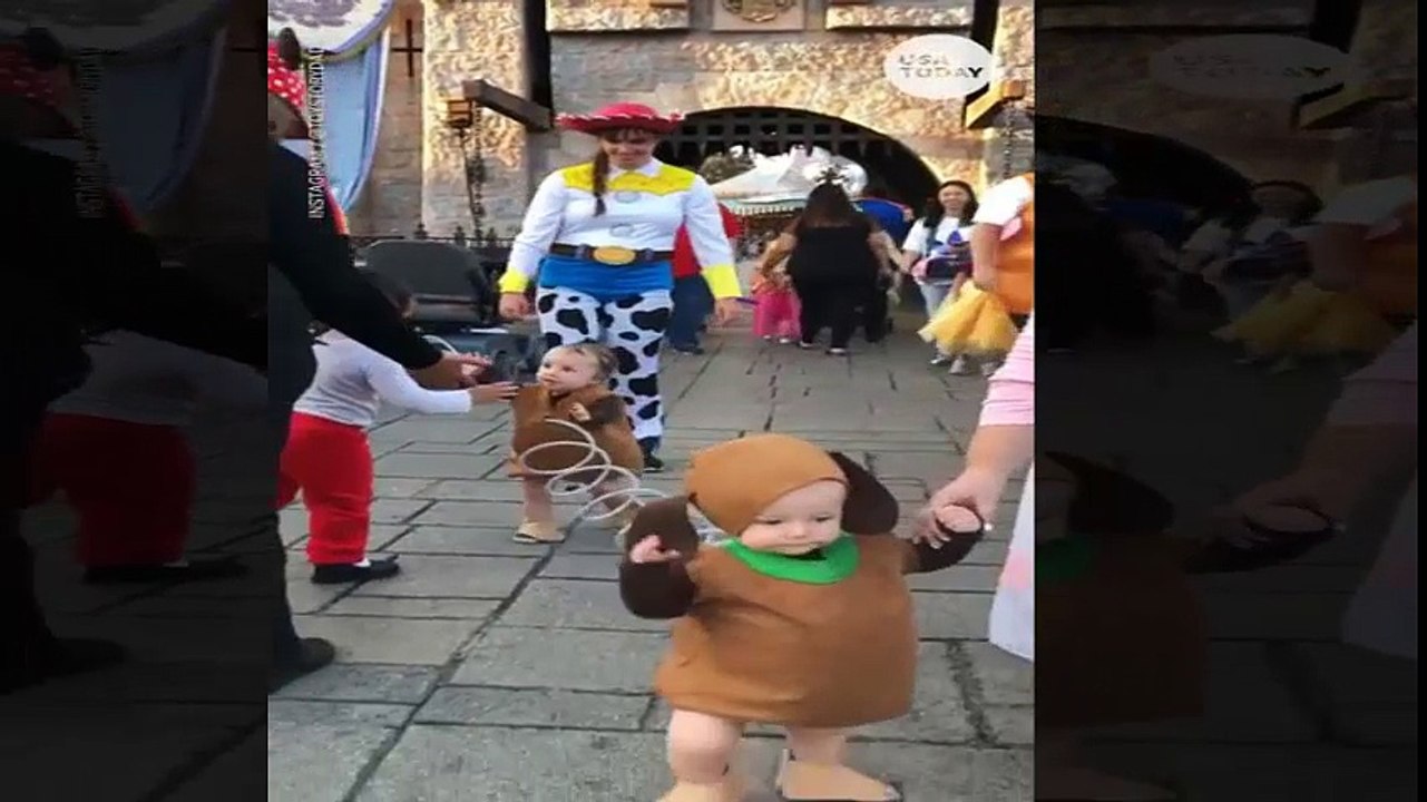 This is the cutest 'Toy Story' slinky dog costume
