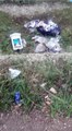 Andria: siringhe ed altri rifiuti abbandonati in via della Transumanza