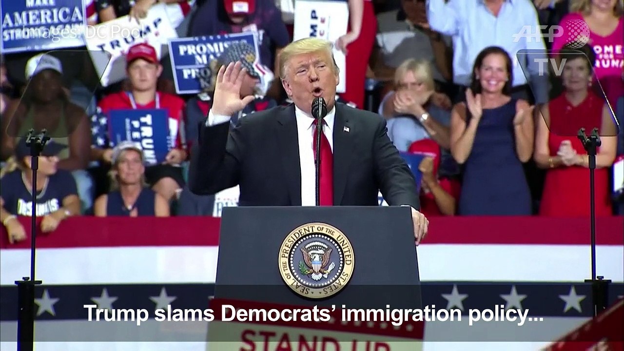 Trump steps up anti-immigrant offensive ahead of US midterm