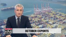 S. Korea’s exports hit US$ 54.97 bil. in October