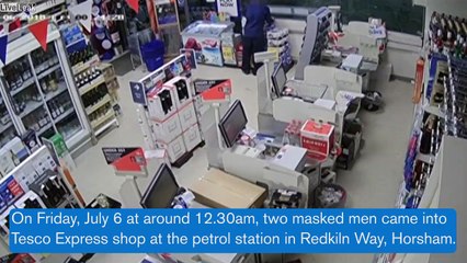 Robber Tries To Carjack Police