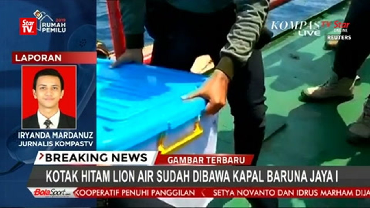 Indonesia TV says Lion Air black box has been found