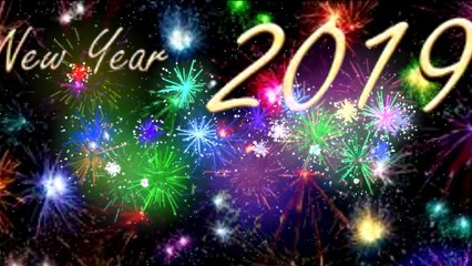 สวัสดีปีใหม่ 2562 Happy New Year 2019