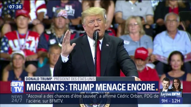 Ce ne sont pas des anges. Pour Trump, il y a beaucoup de types redoutables dans la caravane de migrants en route vers les États-Unis