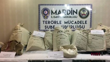 247 kilogram patlayıcı ele geçirildi - MARDİN