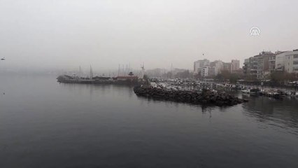 Çanakkale Boğazında Yoğun Sis Etkili Oluyor