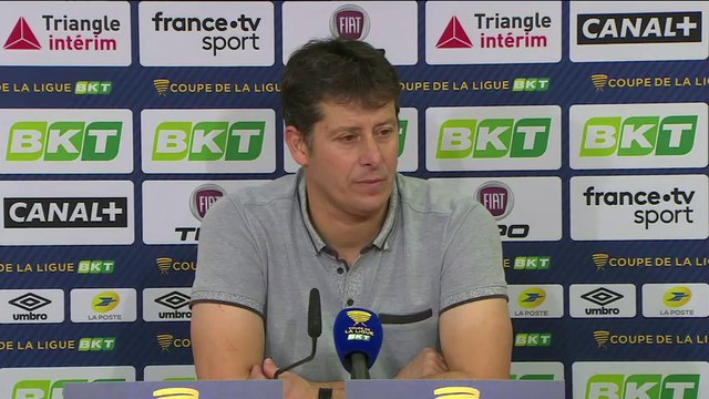 Conférence de presse Fabien Mercadal après Dijon FCO / SMCaen