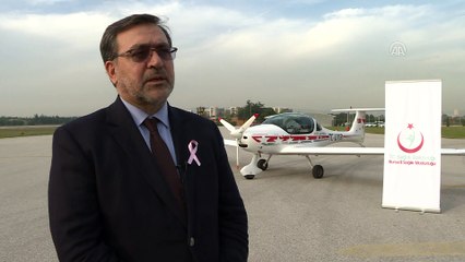 Sportif uçak kanser ile mücadele için havalandı - BURSA