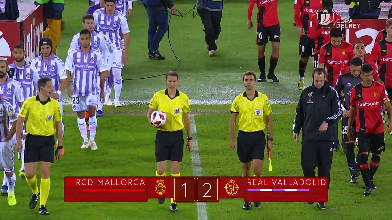 Copa del Rey 2018/2019: Resumen y goles del Mallorca 1- 2 Real Valladolid
