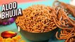Haldiram Aloo Bhujia Recipe - Diwali Special Namkeen - Potato Sev Recipe - Varun