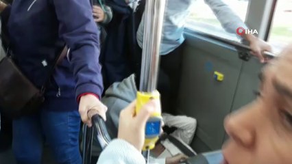 Halk otobüsü şoförü hastaneye sürdü, ilk müdahalesini yolcular böyle yaptı