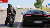 Lamborghini Huracan VS CBR 1000RR