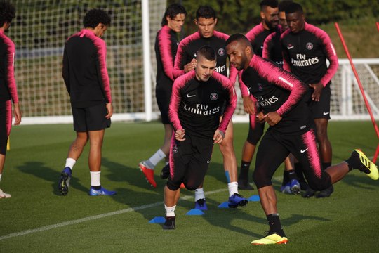 Replay : La séance d'entraînement avant Paris Saint-Germain - Lille