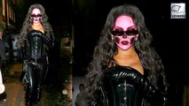 Rihanna Rocks Her Curves In A Halloween Catsuit With Scary Skull Face Make-Up