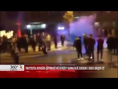 Protesta kunder qeverise ne Kukes - Rama: Xhirim I Kino-Shqupit