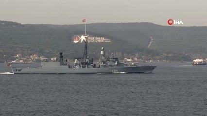 Alman Savaş Gemisi Boğazdan Geçti