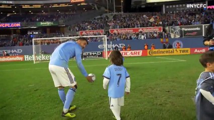 El hijo de David Villa marca un gol ¡Y la afición del New York City lo celebra!