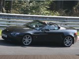 Aston Martin Vantage V8 Roadster (2008) spy video