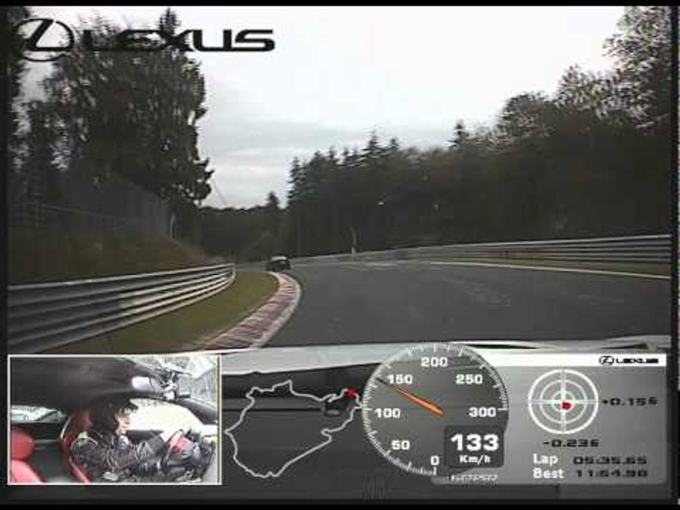 Lexus LFA special edition lap at the Nurburgring