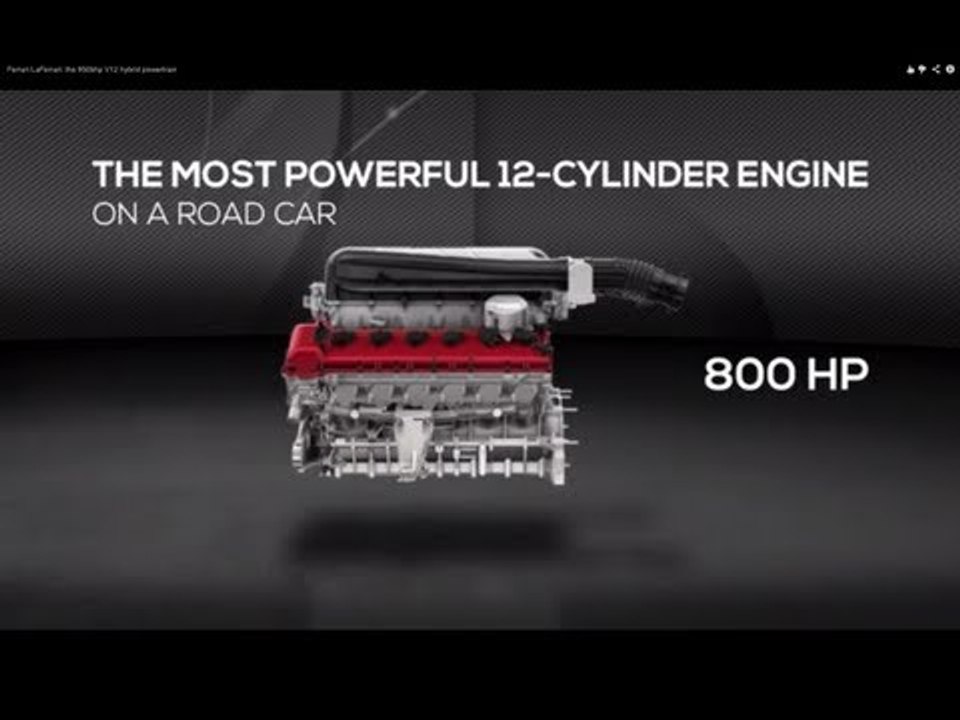 Ferrari LaFerrari: the 950bhp V12 hybrid powertrain