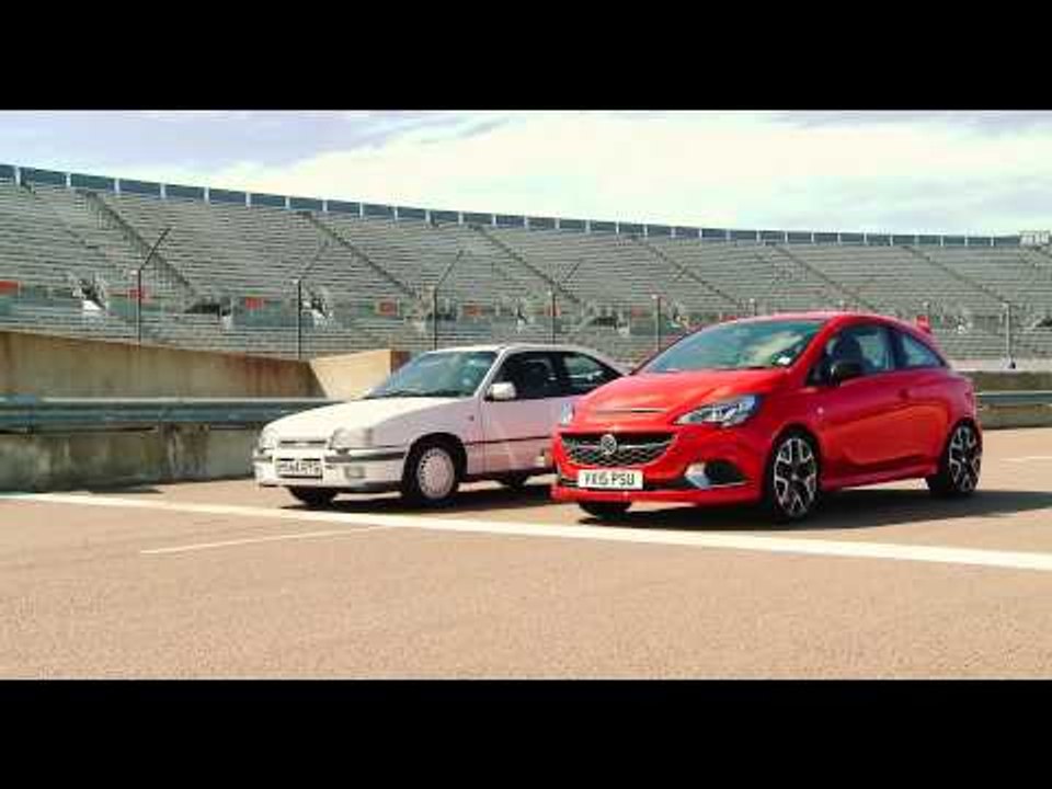 Vauxhall's hot hatch family tree: 2015 Vauxhall Corsa VXR vs 1990 Astra GTE