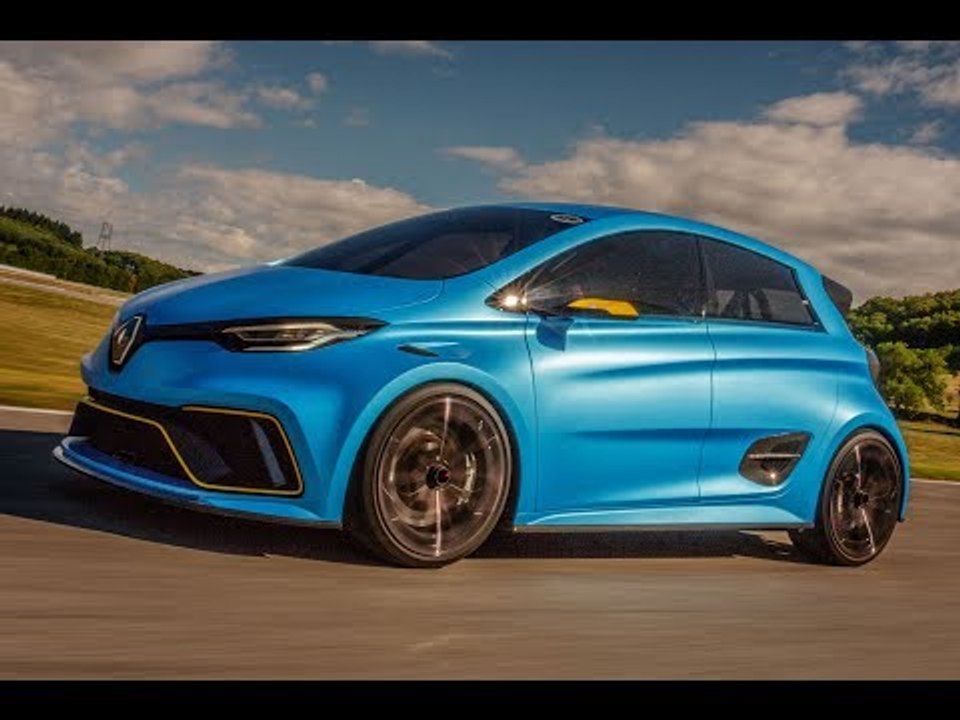 Renault's mad Zoe e-Sport concept driven