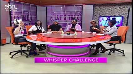 Game Time: Whisper Challenge With Mimi Plange & Devon Johnson