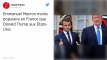 Emmanuel Macron moins populaire en France que Donald Trump aux États-Unis.